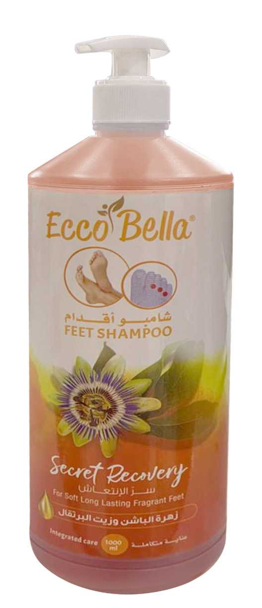ايكو بيلا شامبو للأقدام زهرة الباشن وزيت البرتقال 1000مل.