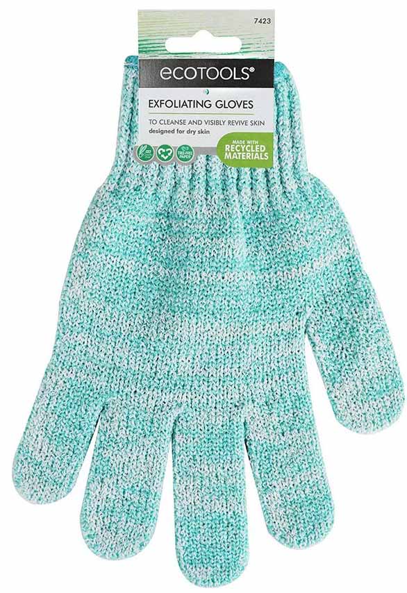 ايكو تولز قفازات تقشير أزرق.