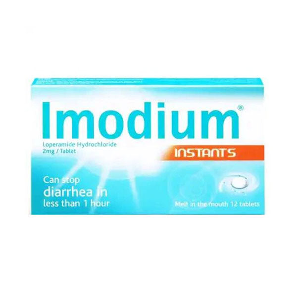 ايموديوم 2 مجم 12 قرص ذوبان فورى.