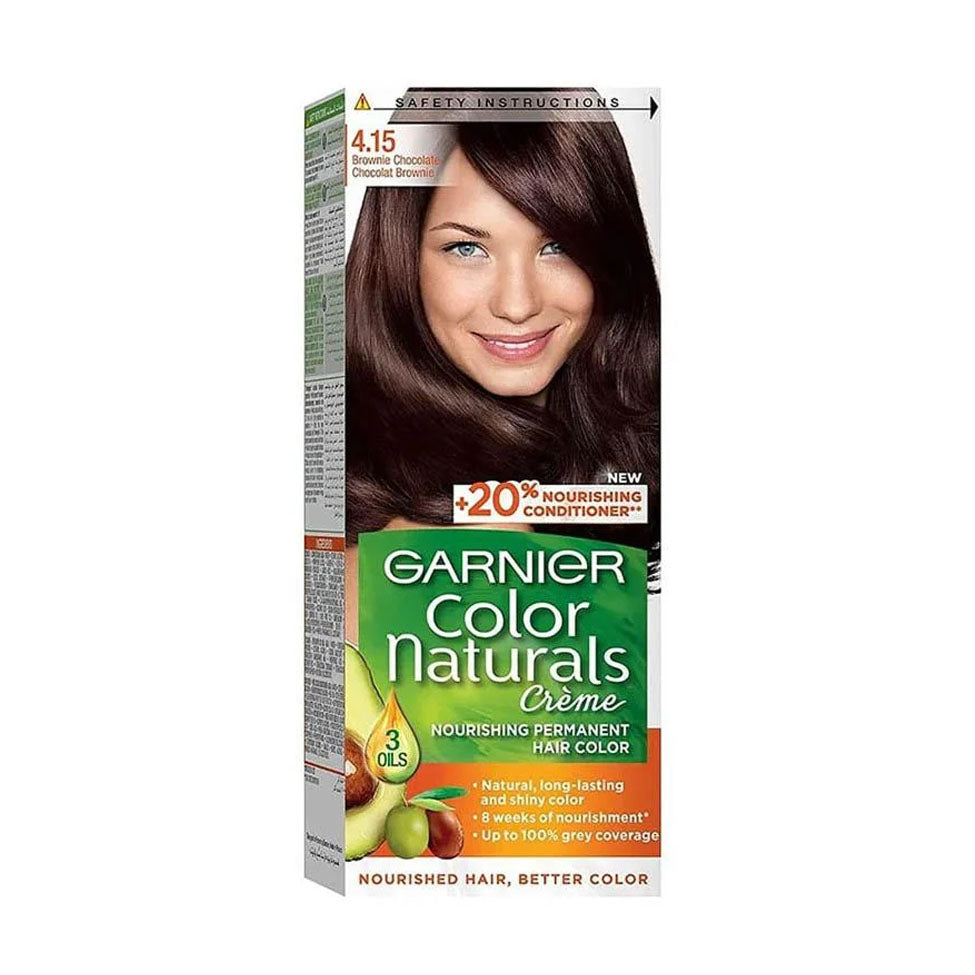 Garnier Color Naturals Hair Dye Brownie Chocolate 4.15
