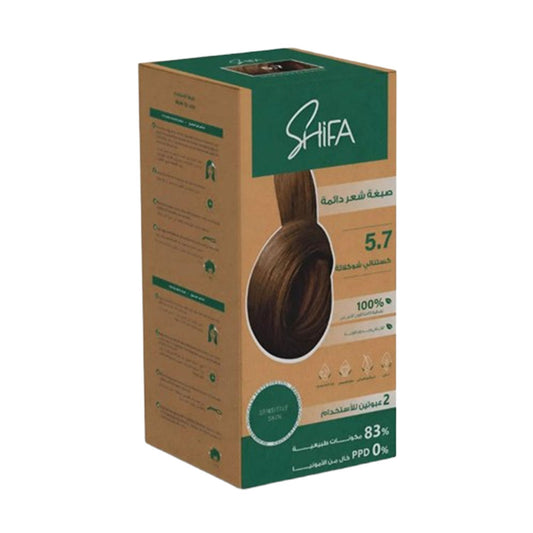 شفاء صبغة شعر دائمة 5.7 كستنائي شكولاتة 100 مل