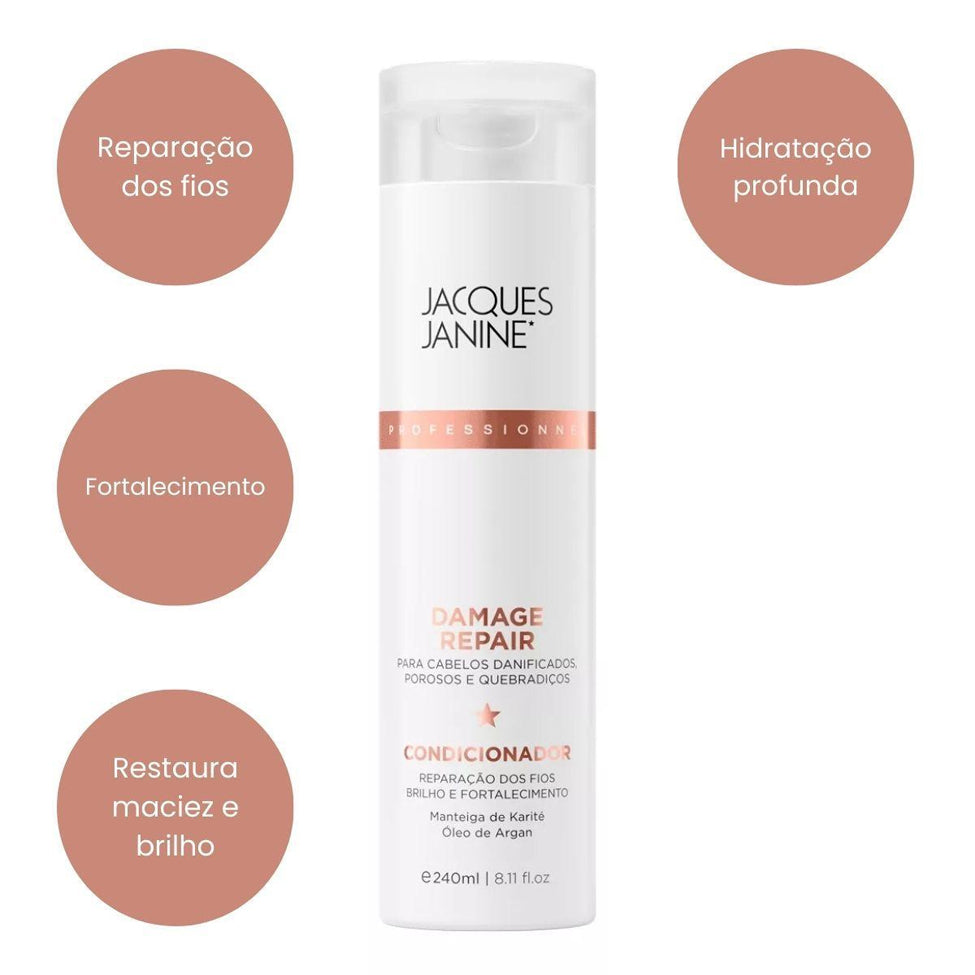 Jacques Janine Daily Moisturizing Balm to Restore the Elasticity of Damaged Hair 240 ml