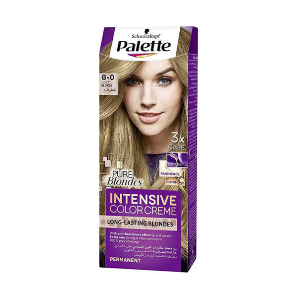 Palette Hair Color Intensive Color Creme 8 Light Blonde