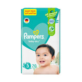 Pampers Baby Dry Diapers Jumbo Pack With Aloe Vera Lotion Size (5) 11-16 Kg 70 Count