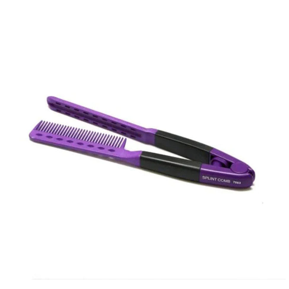 Pastel comb treatments and hairdos