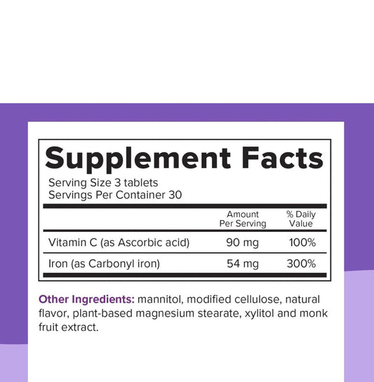 باریمیلتس حدید مع فیتامین سي 90 قرص |  صيدلية.كوم.