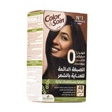 صبغه شعر كيت بدون امونيا كستنائي بني 4B من كلر & سوا 135مل