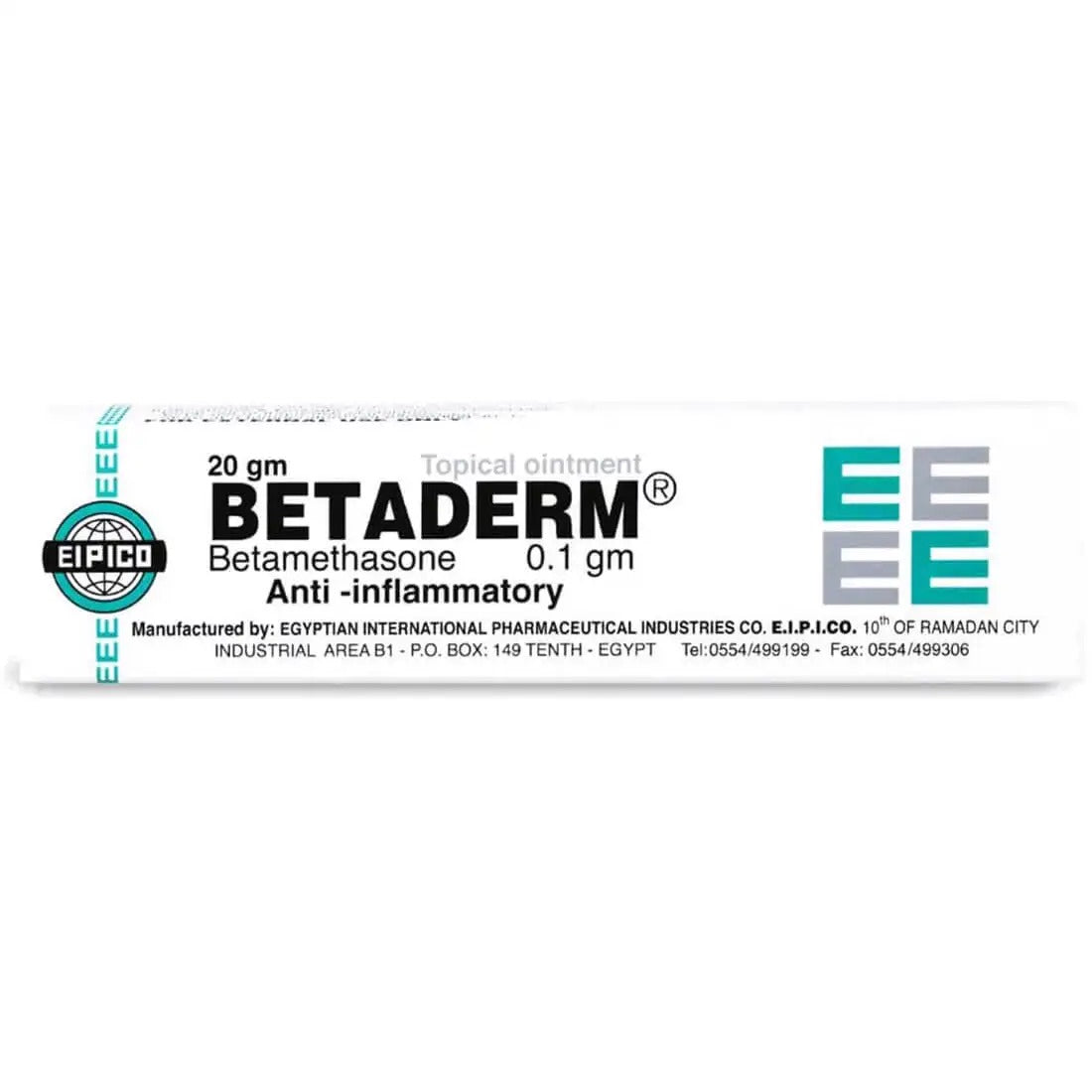 بيتاديرم 100 مجم مرهم 20 جم.