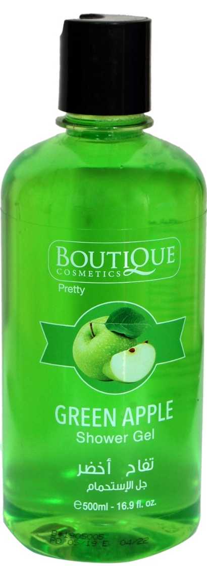 بويتك كوزمتكس جل استحمام بالتفاح الأخضر 500 جرام - Sidalih.com || صيدلية.كوم