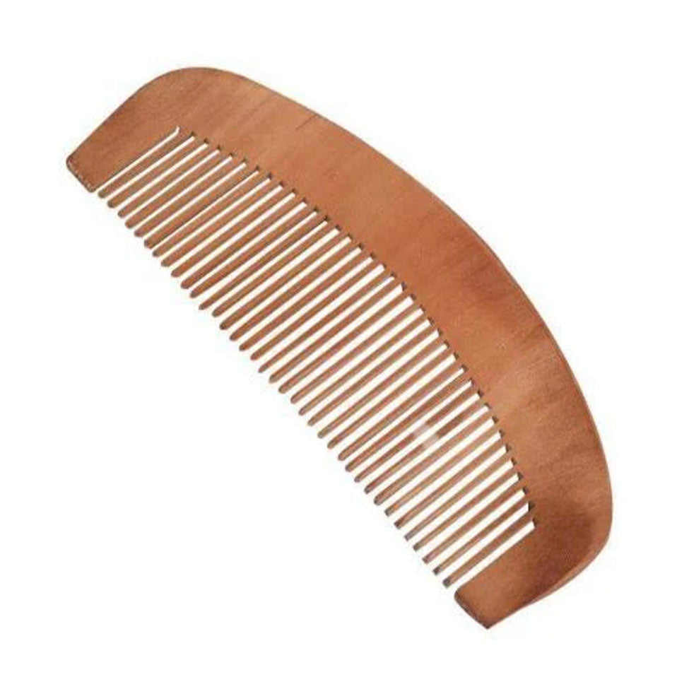 Professional Wooden Comb Wide Tooth - 15.5 cm