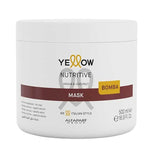 Yellow hair mask for dry hair nourishing with argan and coconut 500 ml