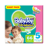 Baby Joy Size (5) Mega Value Pack 66 Diapers