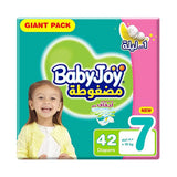 Baby Joy Size (7) Mega Value Pack 42 Diapers