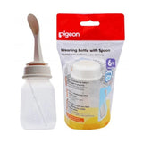 Pigeon plastic feeding bottle with spoon 120 ml