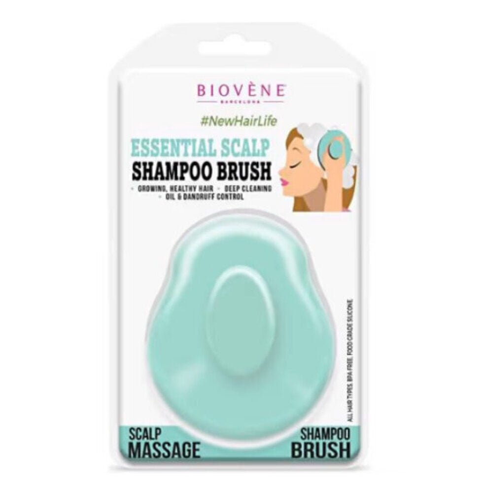 بيوفين فرشاة الشامبو للرأس أخضر