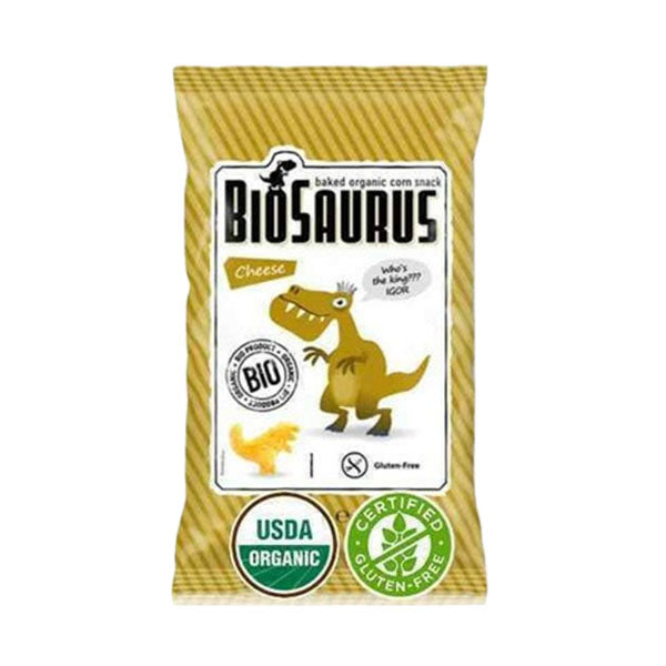 بيوسوروس سناك الذرة العضوية المحمص مع الجبن