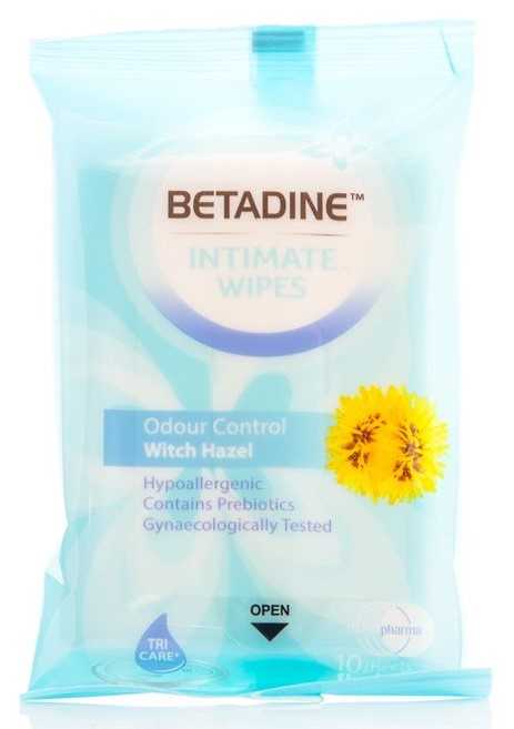 بيتادين مناديل نسائية وتش هازل - 10 قطع.