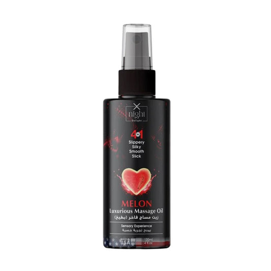 X-Night Delight Massage Oil 4×1 Luxurious Melon 120ml