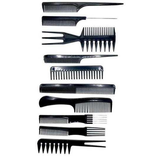 هير سيستم طقم أمشاط أسود BK19-59