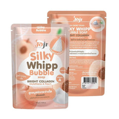 Joji Secret Young Silky Web Bubble Soap Bar with Glutathione and Peach 100g