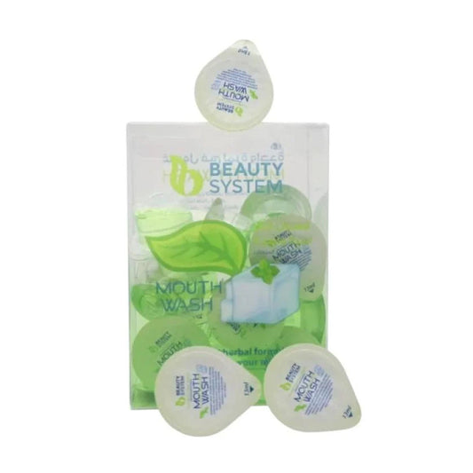 بيوتي سيستم غسول فم كبسولات بنكهة النعناع 12 قطعة × 13 مل