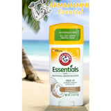 Arm And Hammer Essentials Deodorant With Natural Deodorizers Coconut Geranium 71 Gm