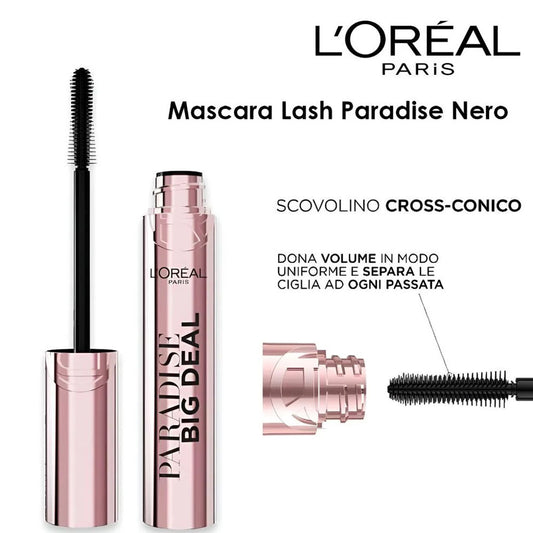 لوريال ميك اب ماسكارا لش بيرادايس بيج ديل اسود