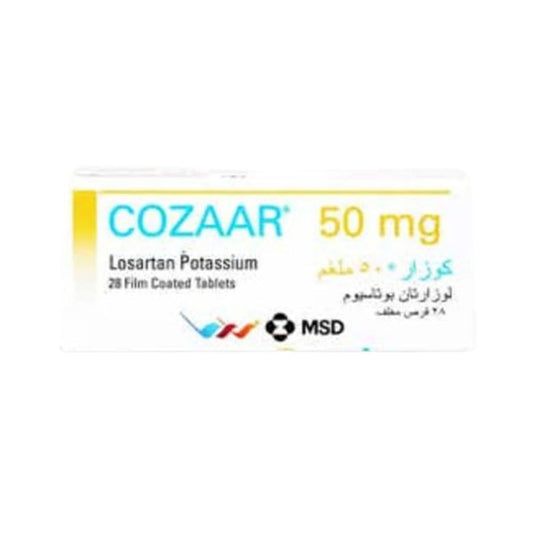 كوزار 50 مجم 28 قرص.
