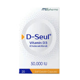 D-Seul Vitamin D3 50,000 IU 20 Capsules