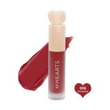 Hearts Liquid Lipstick Matte Darling Red 008