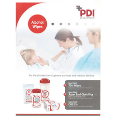 ساني كلوتي معقمة 70% PDI مناديل كحول 200 منديل |  صيدلية.كوم.