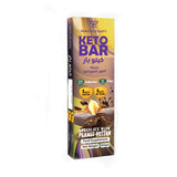 Healthy and Tasty Keto bar chocolate with peanut butter 60 g