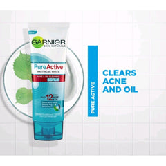 Garnier Skin Naturals Pure Active Scrub 100 ml