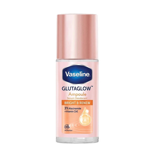 فازلين مزيل عرق رول امبول سيروم جلوتا جلو برايت اند رينيو 45 مل
