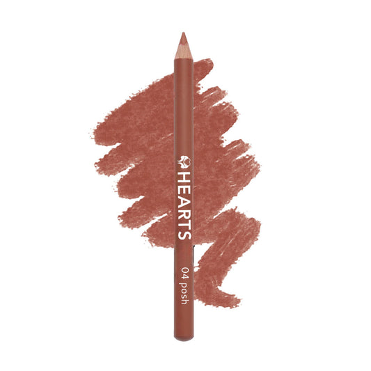 Hearts Lip Liner Pencil Blush 04