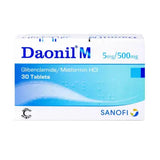 Daonil M5/500 mg 30 tablets