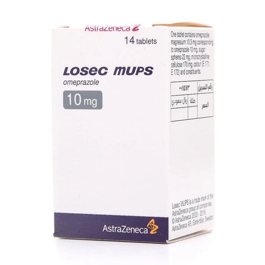Losec-Mups 10 mg 14 Tablets