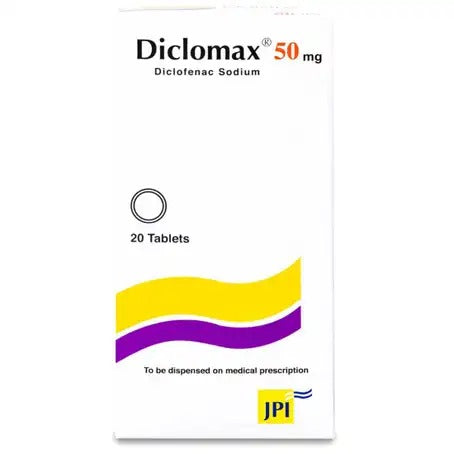 Diclomax 50 mg 20 tablets