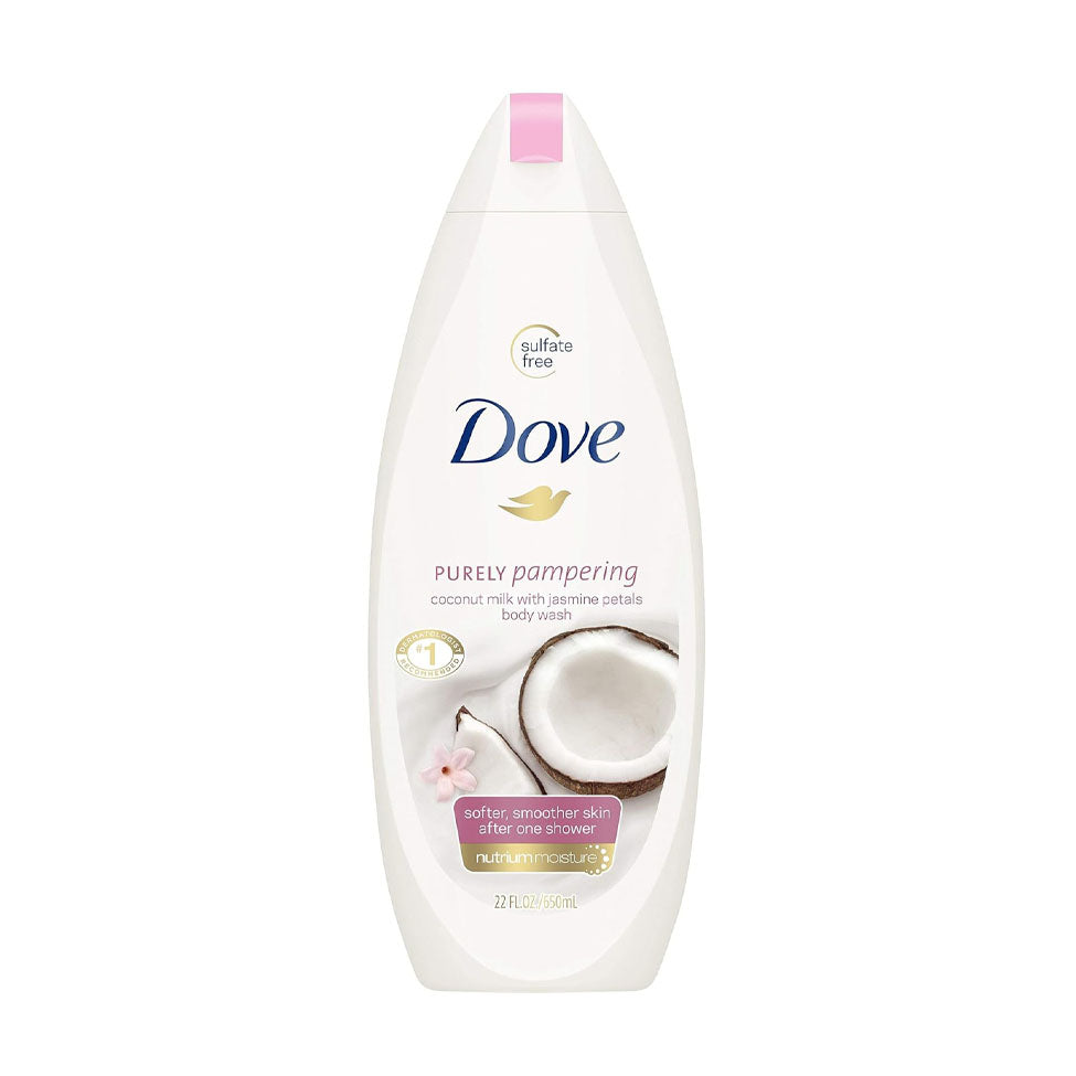 Dove shower gel with coconut milk and jasmine petals with loofah 250 ml