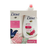 Dove body wash vitality wave with loofah 250 ml