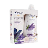 Dove Relaxing Routine Body Wash - Lavender Oil &amp; Rosemary Extract with Loofah 250ml