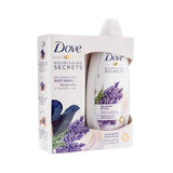 Dove Relaxing Routine Body Wash - Lavender Oil &amp; Rosemary Extract with Loofah 250ml