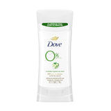 Dove deodorant free of aluminum and alcohol 0% for sensitive skin, 24-hour protection - with cucumber and green tea 174 g