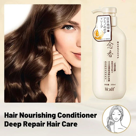 بلسم تساقط الشعر ونموه والقشرة بلسم ساكورا الياباني 300 مل من ماكسفيت |  صيدلية.كوم.