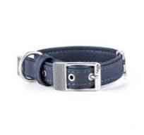 ماي فاميلي بلباو طوق جلد للكلاب كحلي 35×1.6سم صغير |  صيدلية.كوم.