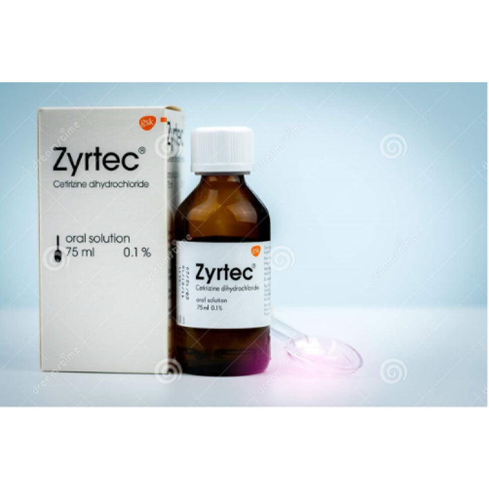 Zyrtec 0.1% syrup 75 ml