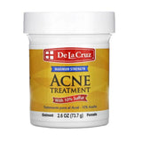 De La Cruz Acne Treatment Ointment 10% Sulfur Drying and Cleansing 73.7 oz