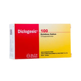 Diclogesic 100 mg suppositories - 5 pcs