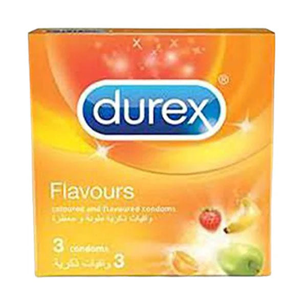 Durex Condoms Flavors Fruits 3 Pieces