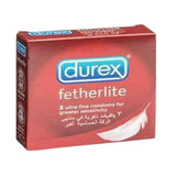 Durex Condoms Extra Thin 3 Pieces